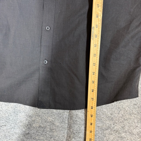 UNTUCKit Black Wrinkle-Free Button Down Shirt Men’s Cotton Dress Work Large - Picture 8 of 15